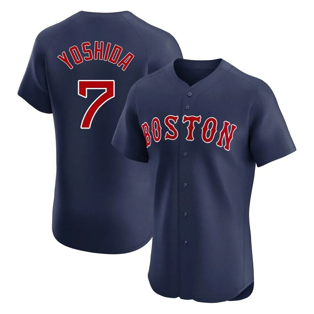 Crovyle B.Red Sox #7 Masataka Yoshida Player Navy Limited Elite Home Game Stitched Jersey