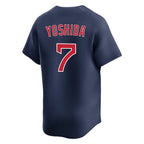 Crovyle B.Red Sox #7 Masataka Yoshida Player Navy Limited Home Game Stitched Jerseys
