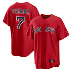 Crovyle B.Red Sox #7 Masataka Yoshida Player Red Home Game Stitched Jersey