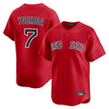 Crovyle B.Red Sox #7 Masataka Yoshida Player Red Limited Home Game Stitched Jersey