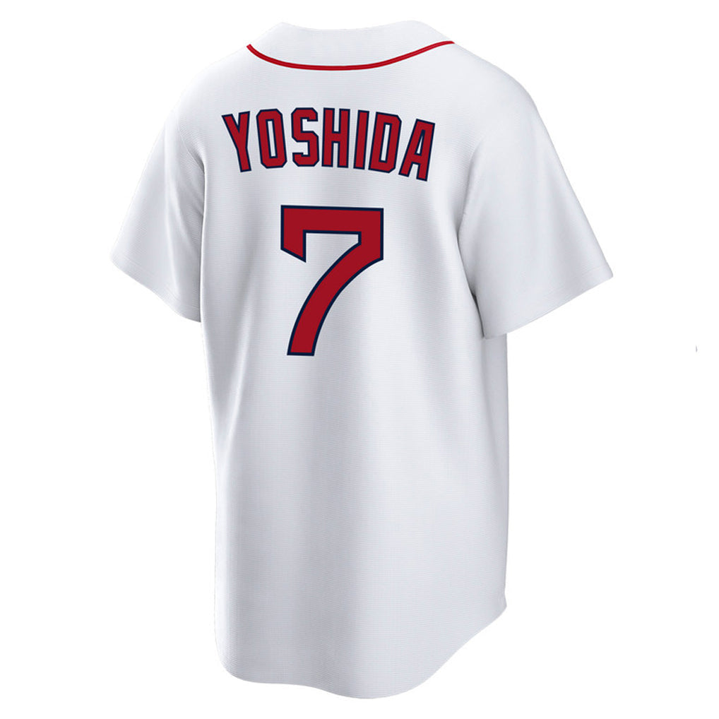 Crovyle B.Red Sox #7 Masataka Yoshida Player White Home Game Stitched Jerseys