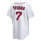 Crovyle B.Red Sox #7 Masataka Yoshida Player White Home Game Stitched Jerseys