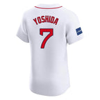 Crovyle B.Red Sox #7 Masataka Yoshida Player White Limited Elite Home Game Stitched Jerseys