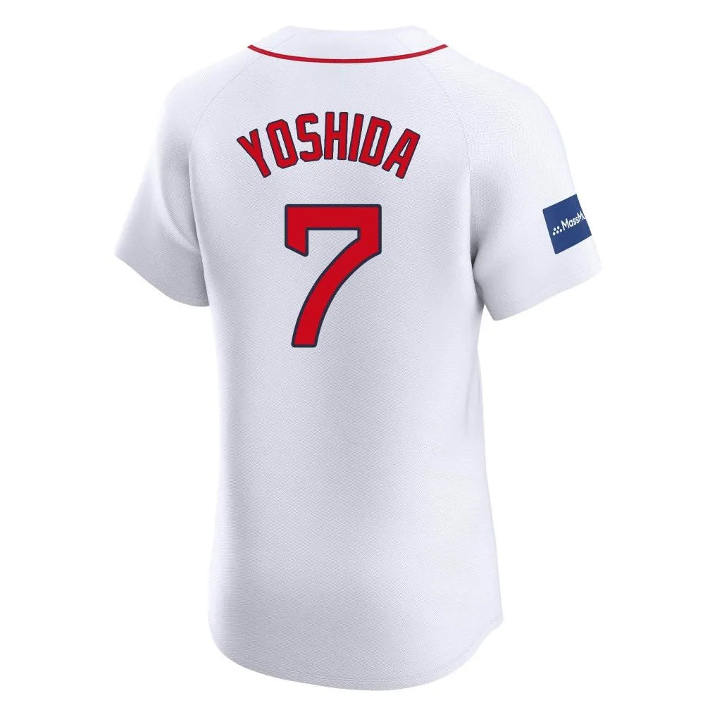 Crovyle B.Red Sox #7 Masataka Yoshida Player White Limited Elite Home Game Stitched Jerseys