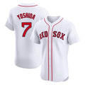 Crovyle B.Red Sox #7 Masataka Yoshida Player White Limited Elite Home Game Stitched Jersey