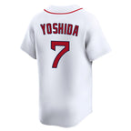 Crovyle B.Red Sox #7 Masataka Yoshida Player White Limited Home Game Stitched Jerseys