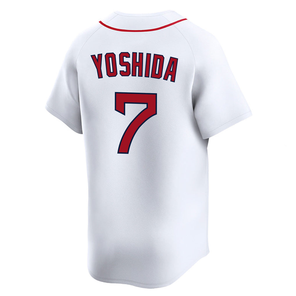 Crovyle B.Red Sox #7 Masataka Yoshida Player White Limited Home Game Stitched Jerseys