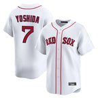 Crovyle B.Red Sox #7 Masataka Yoshida Player White Limited Home Game Stitched Jersey