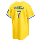 Crovyle B.Red Sox #7 Masataka Yoshida Player Yellow Home Game Stitched Jerseys