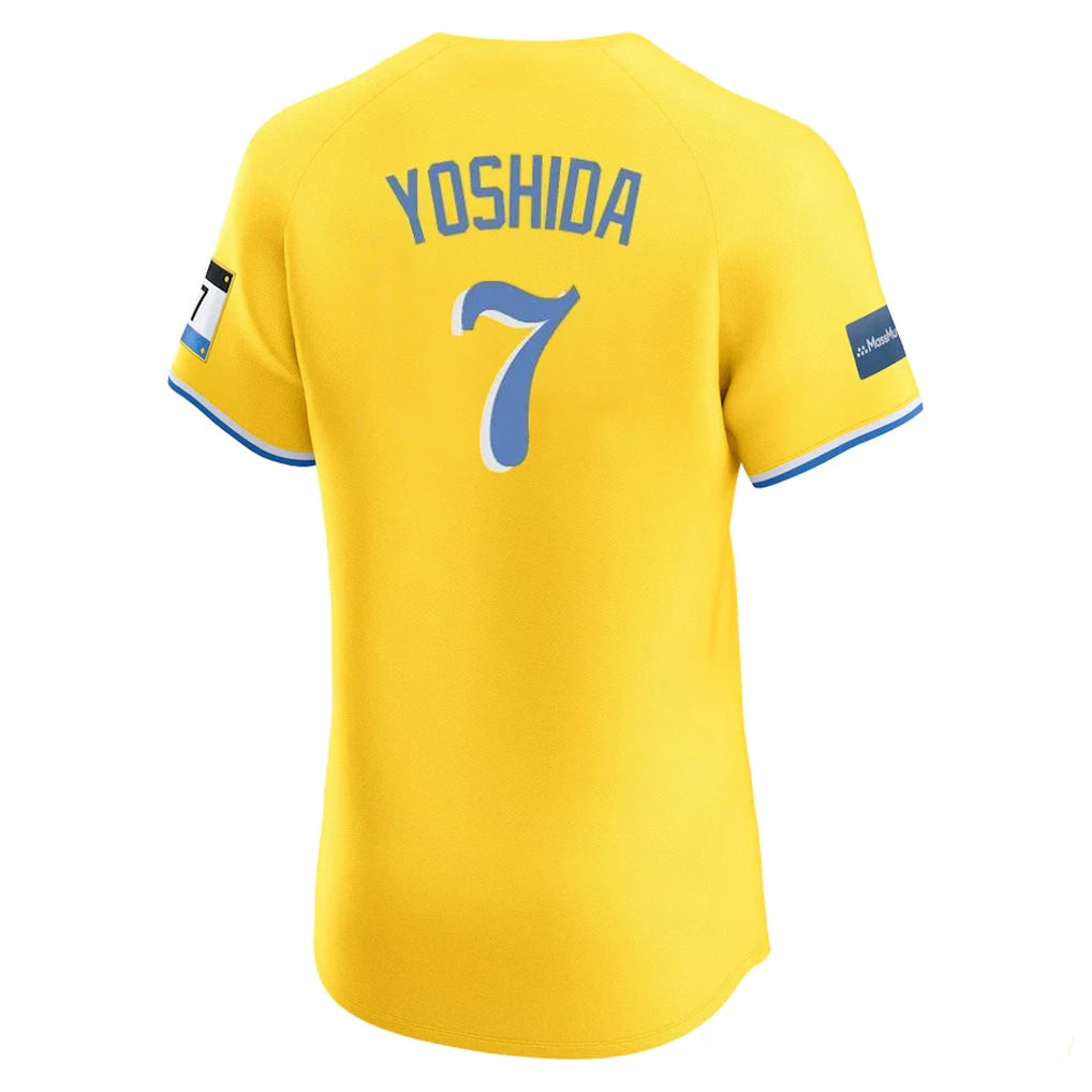 Crovyle B.Red Sox #7 Masataka Yoshida Player Yellow Limited Elite Home Game Stitched Jerseys
