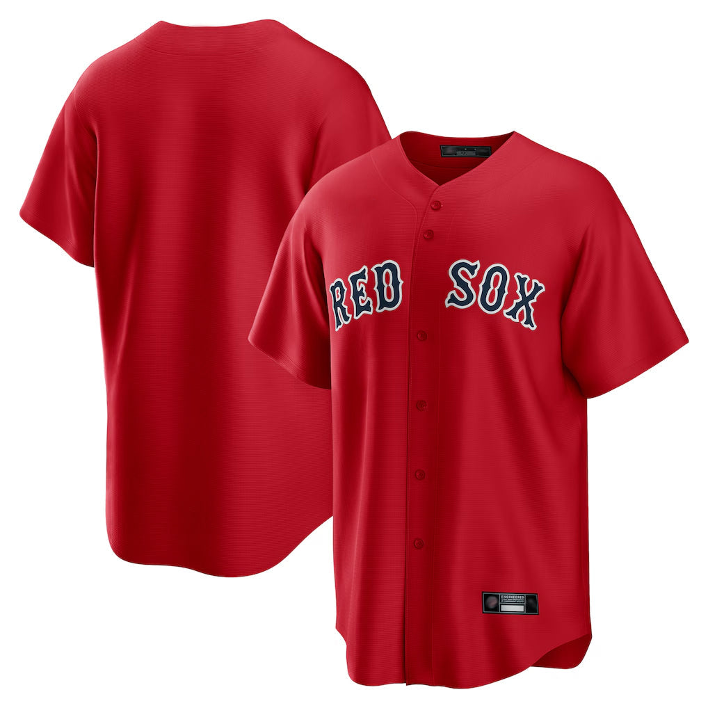Crovyle B.Red Sox Blank Player Red Home Game Stitched Jerseys