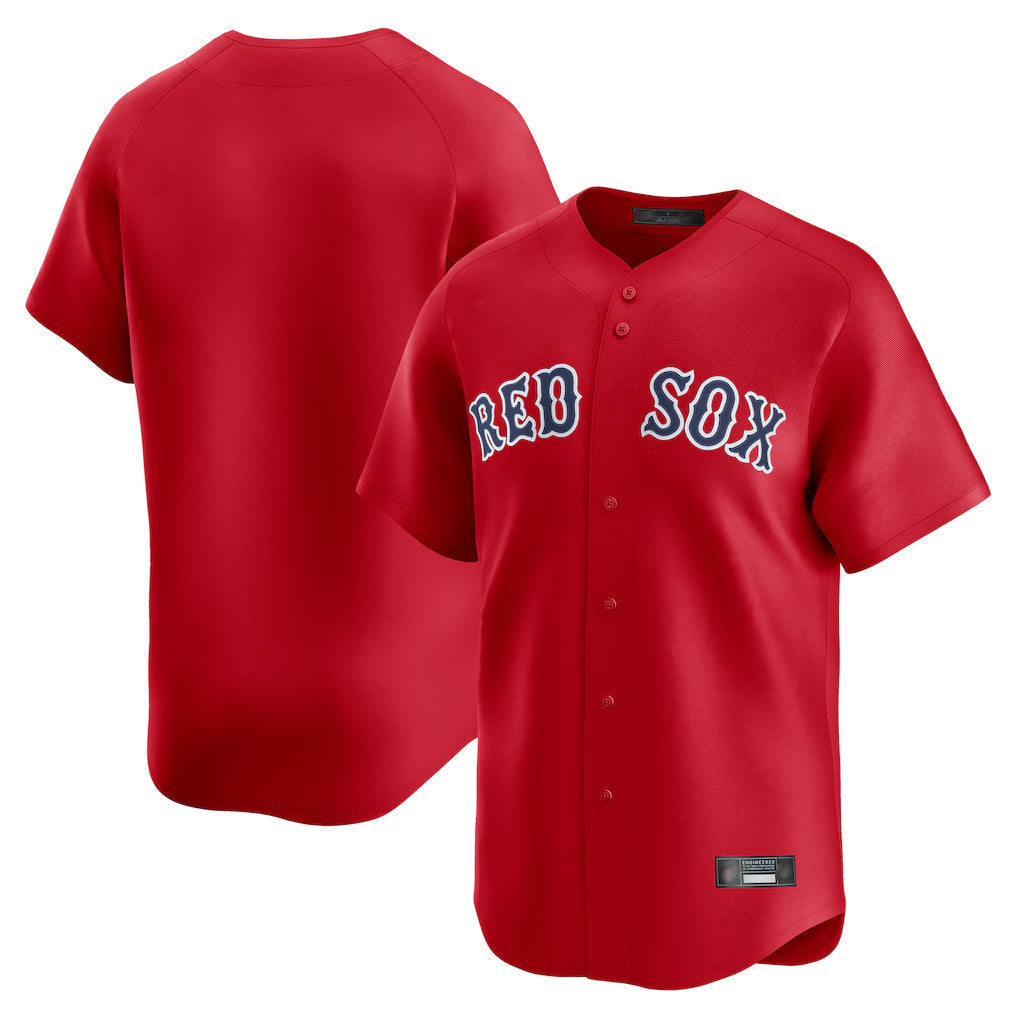 Crovyle B.Red Sox Blank Player Red Limited Home Game Stitched Jerseys