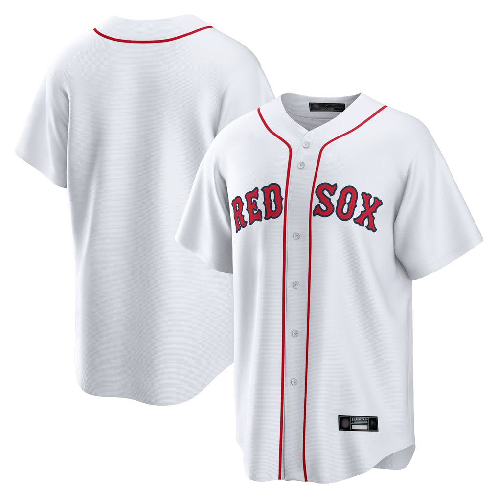 Crovyle B.Red Sox Blank Player White Home Game Stitched Jerseys