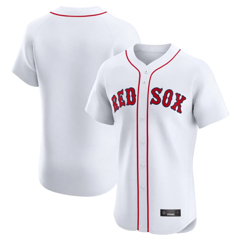 Crovyle B.Red Sox Blank Player White Limited Elite Home Game Stitched Jerseys