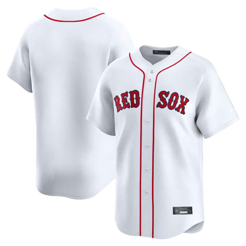 Crovyle B.Red Sox Blank Player White Limited Home Game Stitched Jerseys