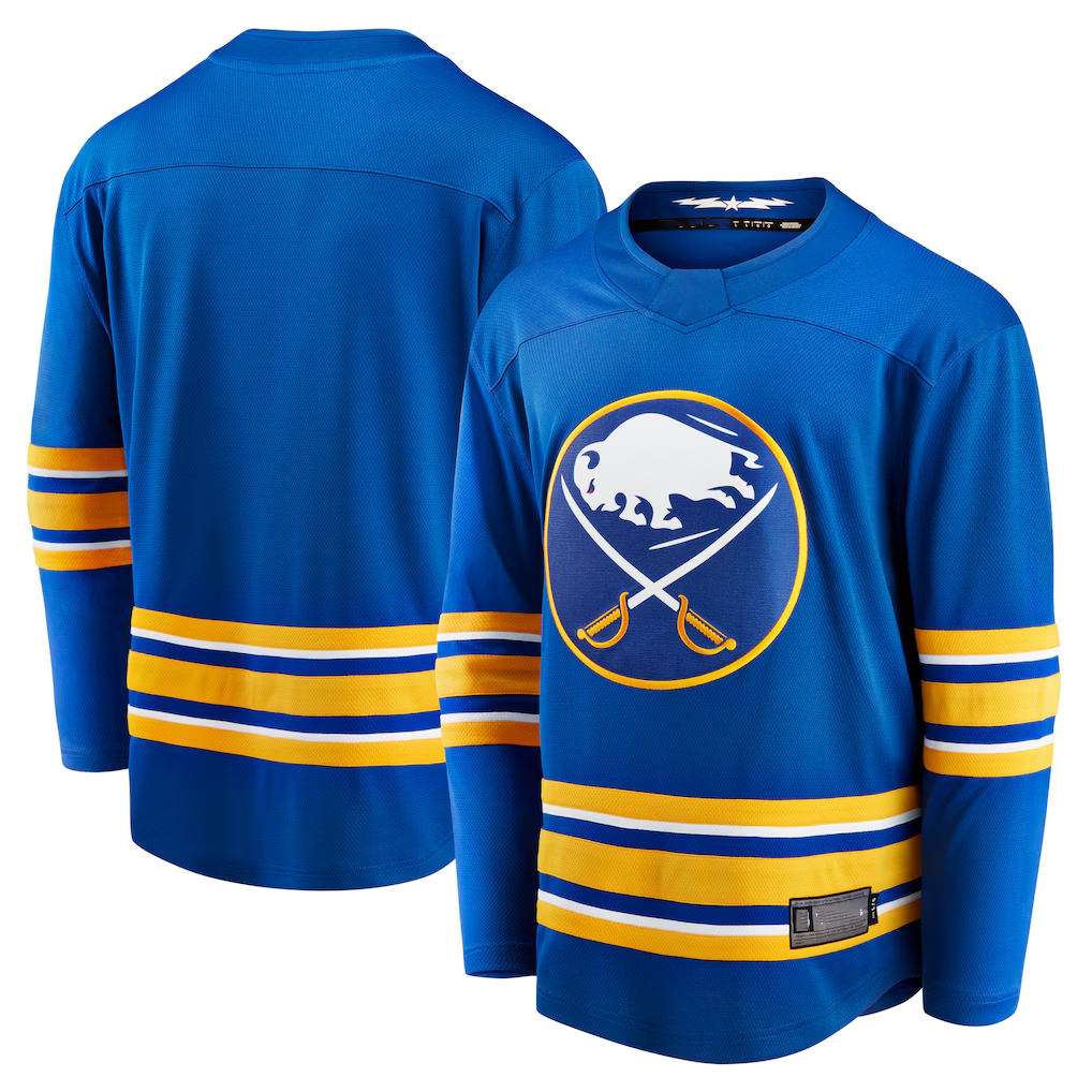 Crovyle B.Sabres Royal Home Breakaway Stitched Jerseys