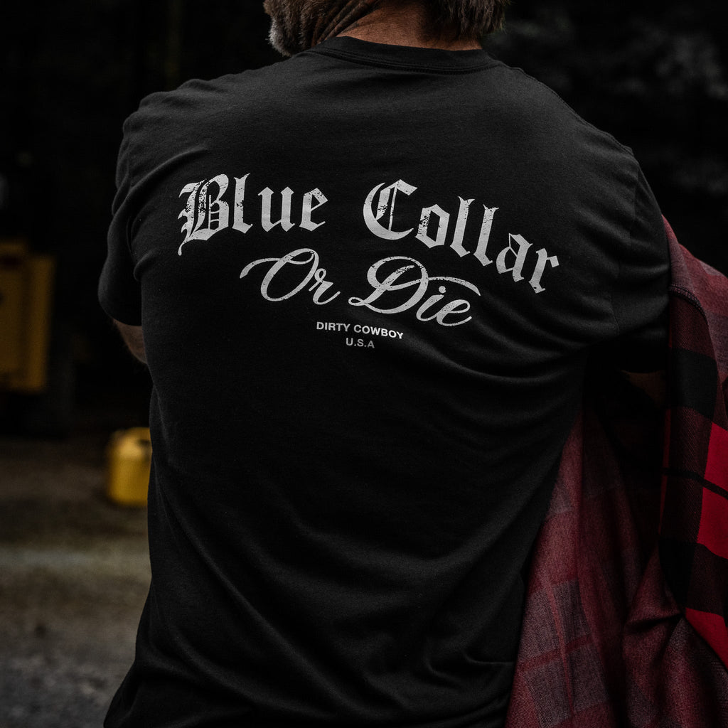 Crovyie cheap jerseys Ordering Blue Collar Or Die Men's T-Shirt