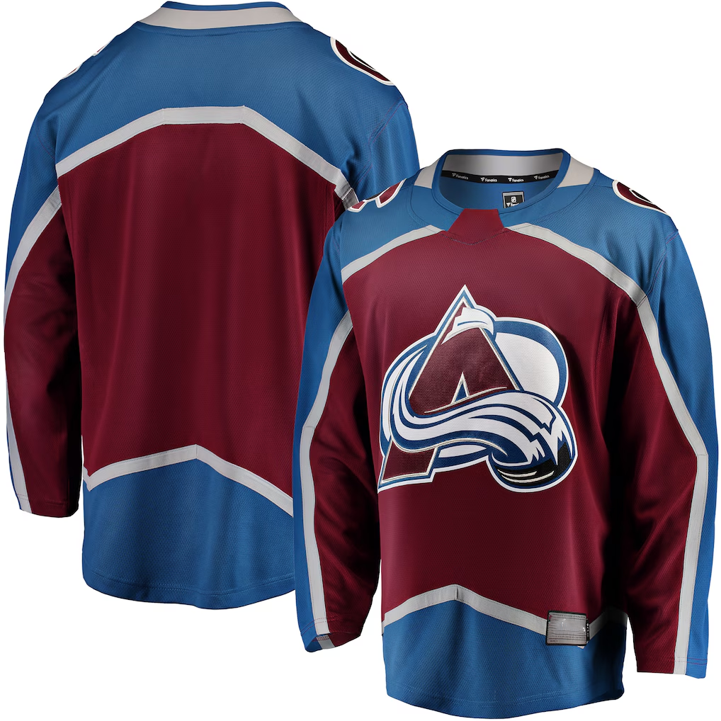 Crovyle C.Avalanche Maroon Breakaway Home Jerseys