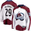 Crovyle C.Avalanche #29 Nathan MacKinnon White Breakaway Jerseys