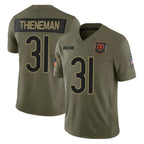 Crovyle C.Bears #31 Dillon Thieneman Player Olive Salute to Service Limited Home Game Stitched Jerseys