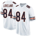 Crovyle C.Bears #84 Colston Loveland Player Whtie Home Game Stitched Jerseys