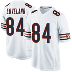 Crovyle C.Bears #84 Colston Loveland Player Whtie Home Game Stitched Jerseys