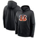 Crovyle C.Bengals Black Long Sleeve Hoodie Blank Player Stitched Jerseys