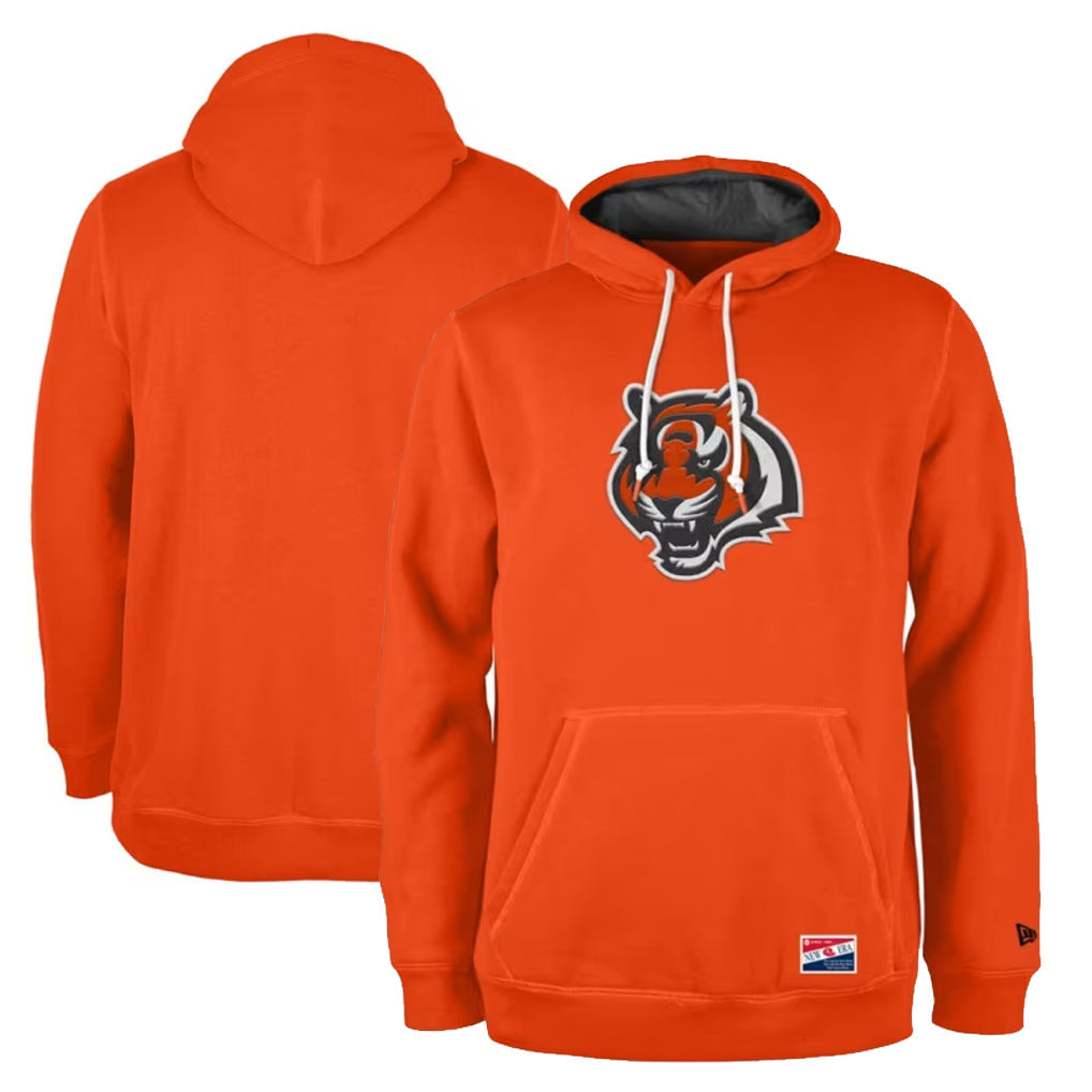 Crovyle C.Bengals Orange Salute to Service Pullover Hoodie Limited Blank Player Stitched Jerseys