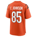 Crovyle C.Bengals #85 Chad Johnson Player Orange Home Game Stitched Jerseys