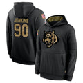 Crovyle C.Bengals #90 Kris Jenkins Jr Player Black Salute to Service Pullover Hoodies Limited Stitched Jerseys