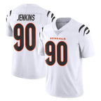 Crovyle C.Bengals #90 Kris Jenkins Jr Player White Vapor Untouchable Limited Home Game Stitched Jerseys