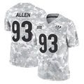 Crovyle C.Bengals #93 Jonathan Allen Player Arctic Camo Salute to Service Limited Stitched Jerseys