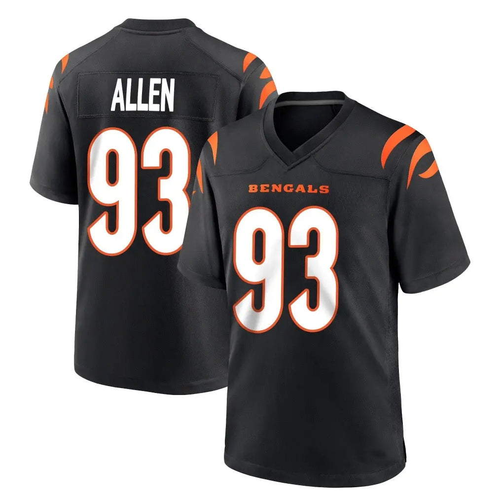 Crovyle C.Bengals #93 Jonathan Allen Player Black Home Game Stitched Jerseys