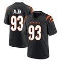 Crovyle C.Bengals #93 Jonathan Allen Player Black Home Game Stitched Jerseys