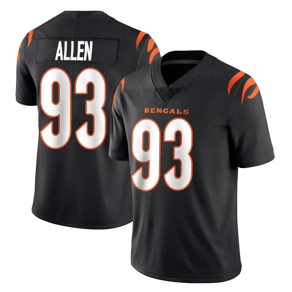 Crovyle C.Bengals #93 Jonathan Allen Player Black Vapor Untouchable Limited Home Game Stitched Jerseys