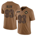 Crovyle C.Bengals #93 Jonathan Allen Player Brown Salute to Service Limited Stitched Jerseys