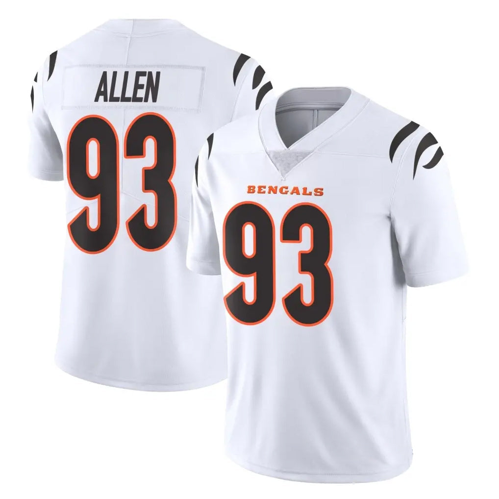 Crovyle C.Bengals #93 Jonathan Allen Player White Vapor Untouchable Limited Home Game Stitched Jerseys