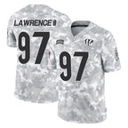 Crovyle C.Bengals #97 Dexter Lawrence II Player Arctic Camo Salute to Service Limited Stitched Jerseys