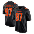 Crovyle C.Bengals #97 Dexter Lawrence II Player Black Fashion Game Stitched Jerseys