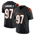 Crovyle C.Bengals #97 Dexter Lawrence II Player Black Vapor F.U.S.E. Limited Home Game Stitched Jerseys