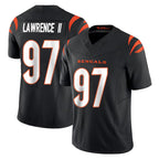 Crovyle C.Bengals #97 Dexter Lawrence II Player Black Vapor F.U.S.E. Limited Home Game Stitched Jerseys