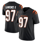 Crovyle C.Bengals #97 Dexter Lawrence II Player Black Vapor Untouchable Limited Home Game Stitched Jerseys