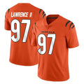 Crovyle C.Bengals #97 Dexter Lawrence II Player Orange Vapor Untouchable Limited Home Game Stitched Jerseys