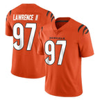 Crovyle C.Bengals #97 Dexter Lawrence II Player Orange Vapor Untouchable Limited Home Game Stitched Jerseys