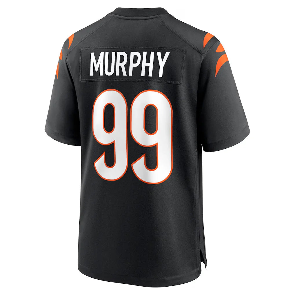 Crovyle C.Bengals #99 Myles Murphy Player Black Home Game Stitched Jerseys