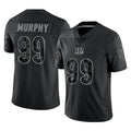Crovyle C.Bengals #99 Myles Murphy Player Black Reflective Limited Game Stitched Jerseys