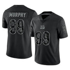 Crovyle C.Bengals #99 Myles Murphy Player Black Reflective Limited Game Stitched Jerseys