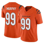 Crovyle C.Bengals #99 Myles Murphy Player Orange Vapor F.U.S.E. Limited Home Game Stitched Jerseys