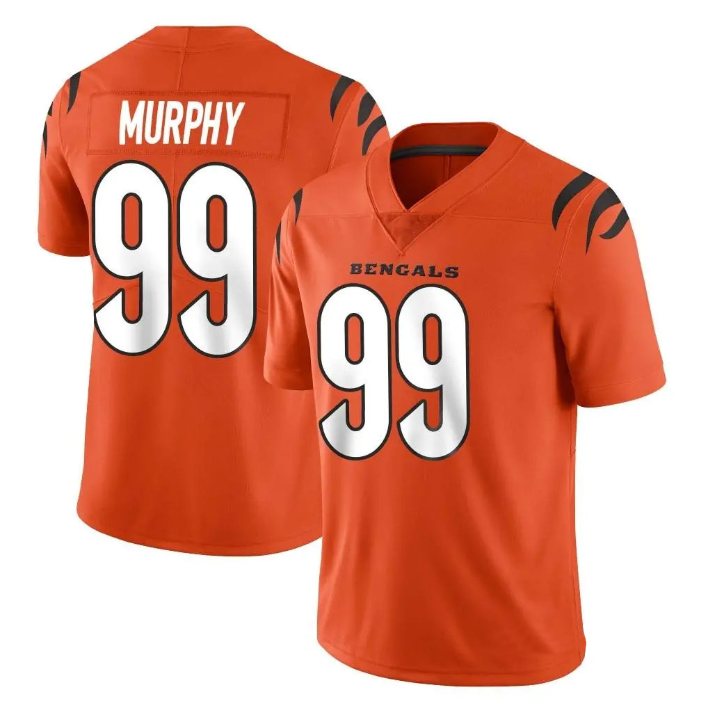 Crovyle C.Bengals #99 Myles Murphy Player Orange Vapor Untouchable Limited Home Game Stitched Jerseys