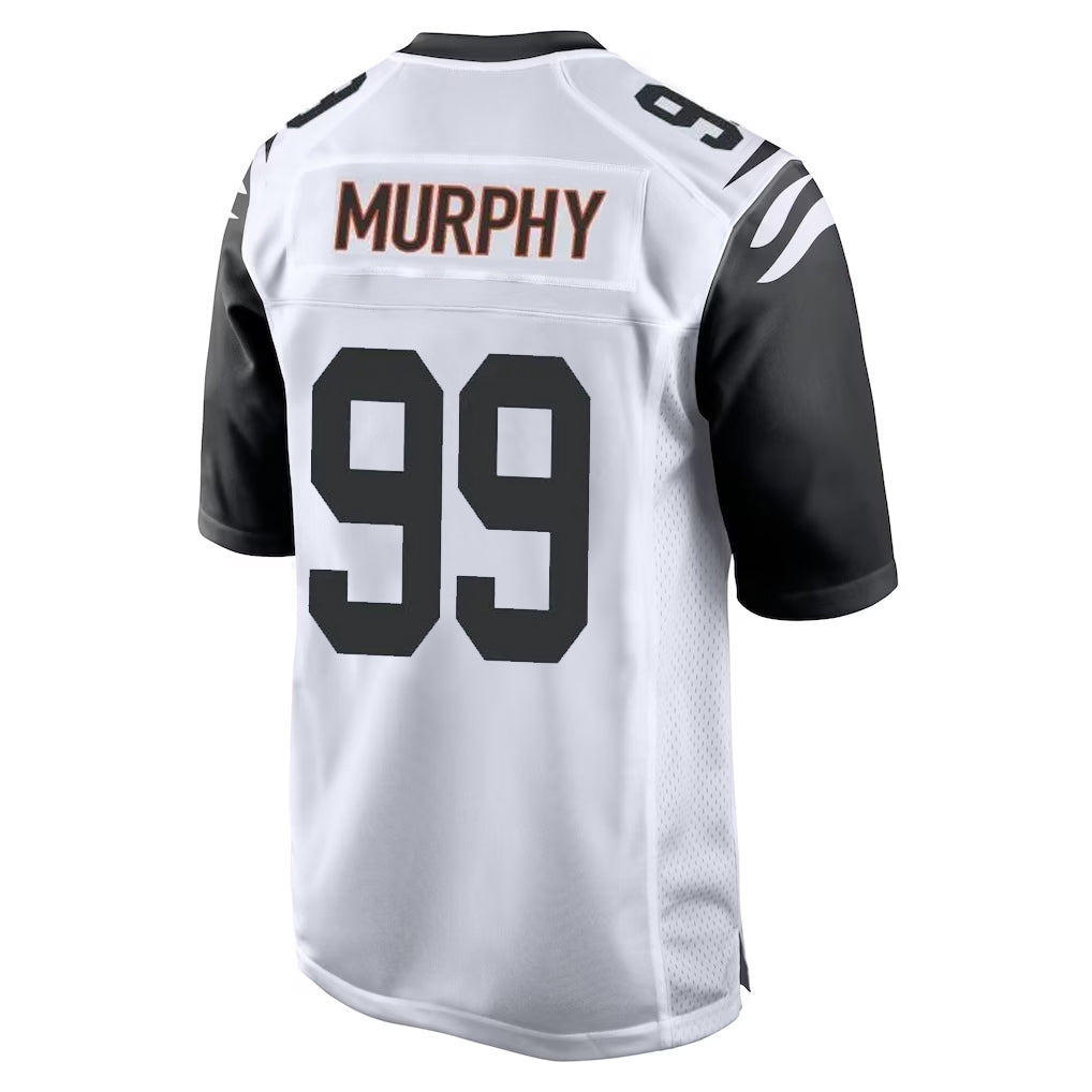 Crovyle C.Bengals #99 Myles Murphy Player White Alternate Home Game Stitched Jerseys